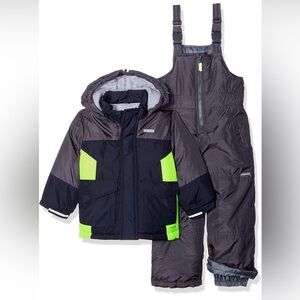 Kids unisex snow Grey overall
